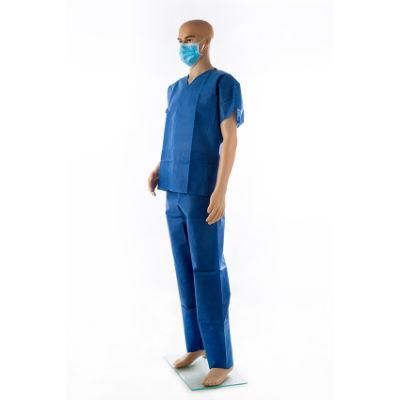 Disposable Medical Scrub Suits for Protection Patient Gown