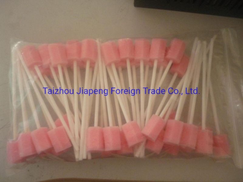 Disposable Use Oral Sponge Swab, Sponge Brush, Sponge Stick