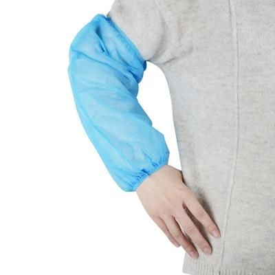 Wholesale PP Disposable Blue/White Nonwoven Sleeve Cover