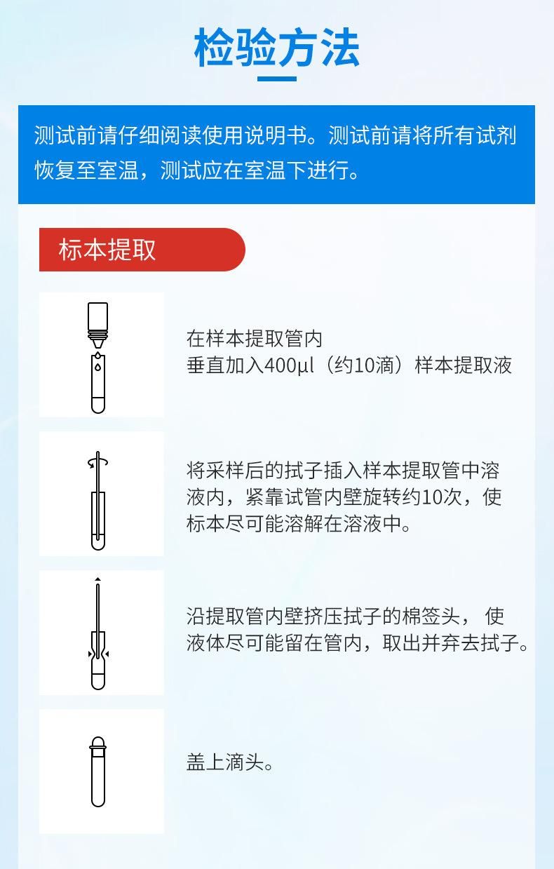 Influenza a Virus Detection Test Paper a Flow Nasopharyngeal Diagnostic Kit Test Self-Check Test Card