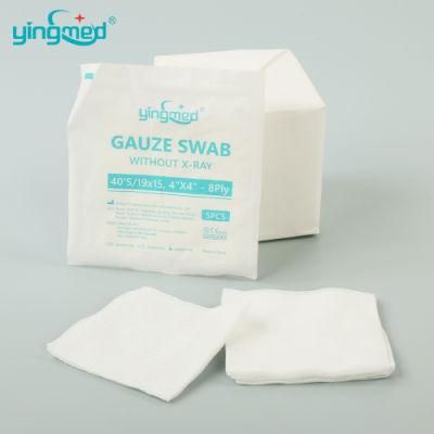 Factory Direct Sales Sterile Gauze Swab 100% Cotton
