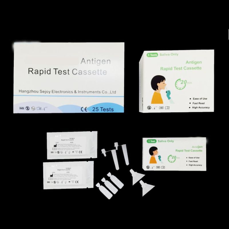 Rapid Medical Test Regent Antigen Test Kit Cassette, Antigen Saliva Test