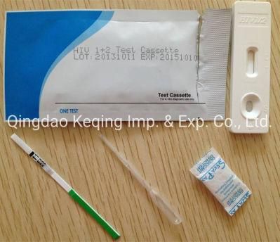 HIV Type 1 Type 2 and Subtype O (HIV1.2. O) Rapid Test (Combo Cassette) Sample Available