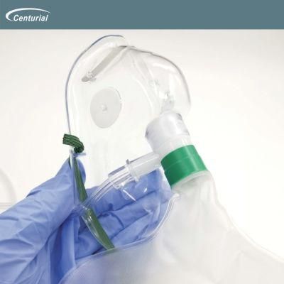 Medical Grade PVC Non-Rebreathing Oxygen Mask with Reservoir Bag Size Optional