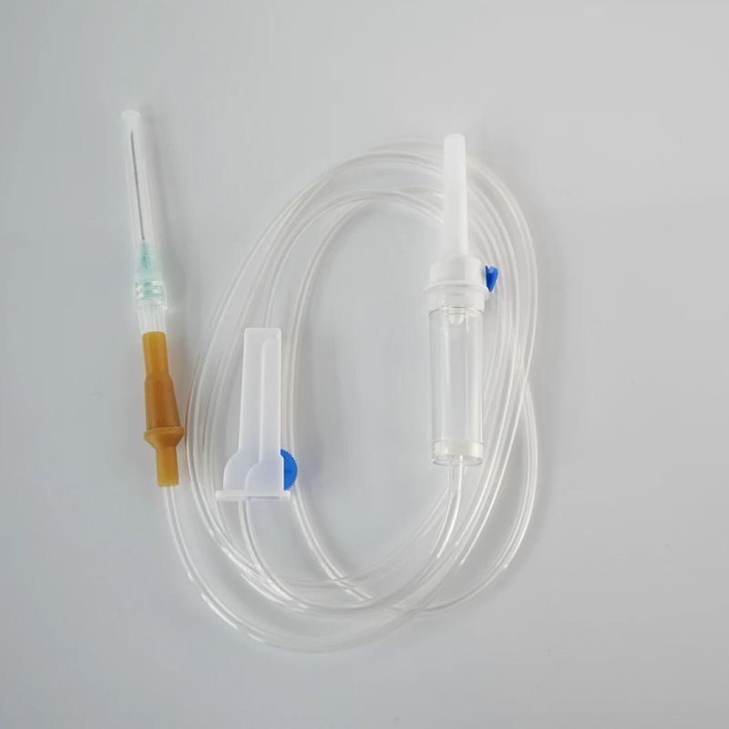 Disposable Medical Equipment IV Infusion Set for Single Use Luer Slip Lock Needle with Filter Ordinary Infusion Set