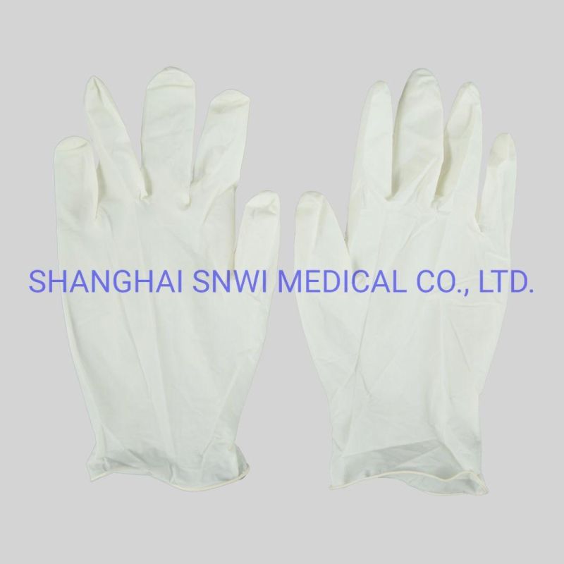 Disposable Medical Grade Sterile Latex Surgical Gloves with Powdered Free