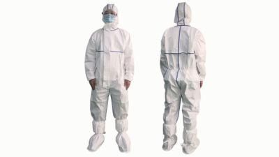 Disposable Protective Body Suit for Gas Industrial Personal PPE Coverall