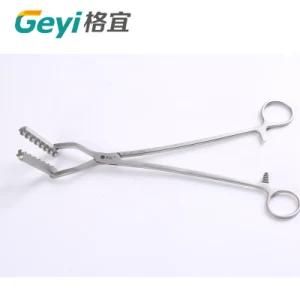 Reusable Medical Surgical Forceps 8 Teeth Purse Stitching Clamp