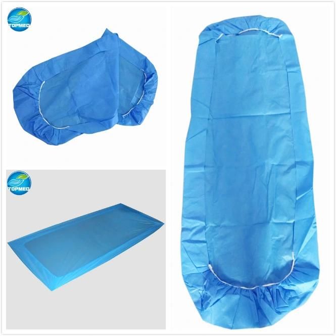 Medical Supplies Disposable Polyethylene CPE Bed Cover with Adjustable Elastic