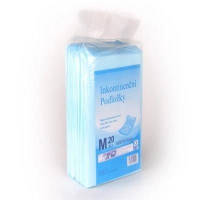 Soft 5-Layer Adult Baby Disposable Incontinence Bed Underpad