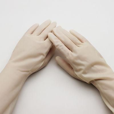 Disposable Latex Gynaecological Glove with Powdered Medical Grade