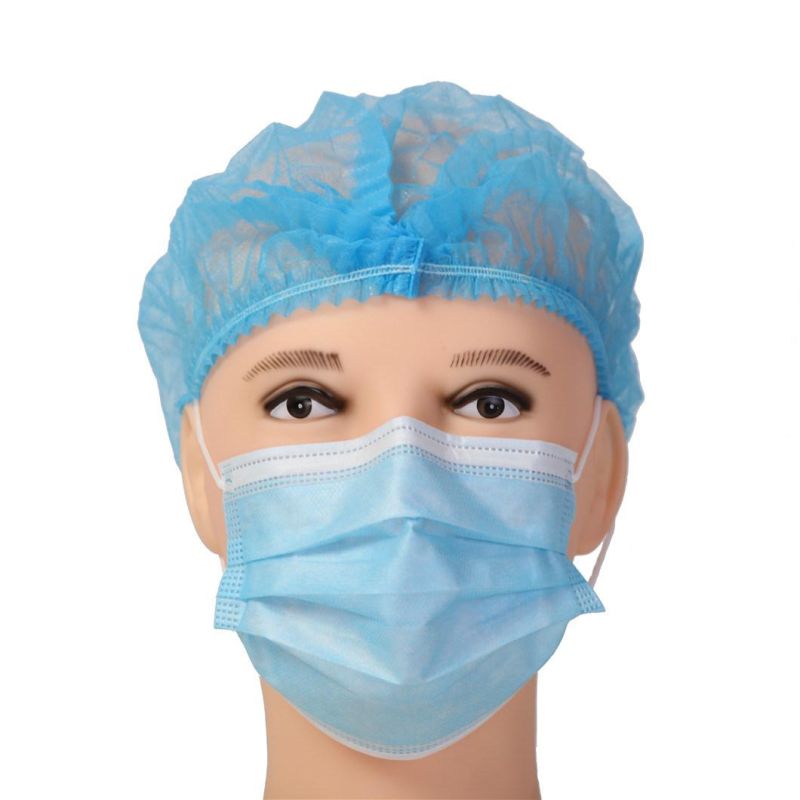 CE Manufacturer Disposable Non Woven Tasteless No Irritation 3 Ply Medical Face Mask