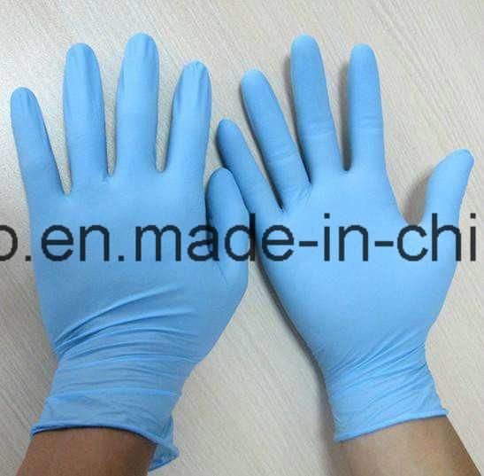 Powder and Powder Free Disposable Nitrile Gloves for Workshop