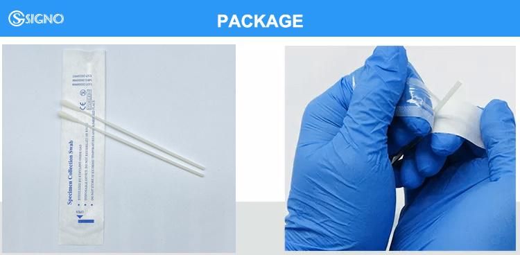 Sell Well New Type Tip Medical Supplier Disposable Nylon Nasal Swab