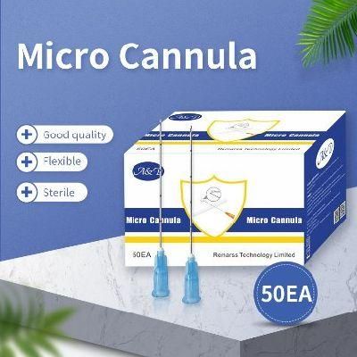 New Product 25g 38mm Micro Cannula Blunt Tip Needle Canula for Dermal Fillers