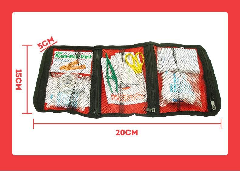 First Aid Bag Tote Empty Small First Aid Kit Bag Outdoor Travel Rescue Pouch First Responder Medicine Bag