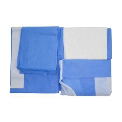 Hospital Medical Consumable Disposable Sterile Surgical Laparotomy Drape Pack