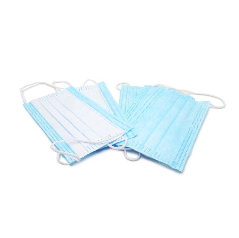 Non Woven Disposable Face Mask Breathable 3ply Face Mask