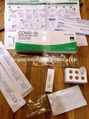 Reliable Factory CE Tga Certification Home Self Test One Step Nasal Nose Fast Rapid Antigen Saliva Test Kits