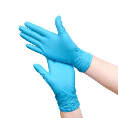 Multi Use Disposable Glove Blue Powder Free Medical/ Non Medical Nitrile Gloves