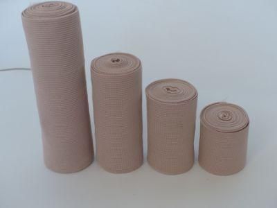 Medical High Elastic Bandage Latex with Matel Clip 10cmx4.5m