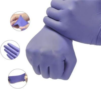 Powder Free Latex Free Medical Nitrile Disposable Surgical Examination Glove