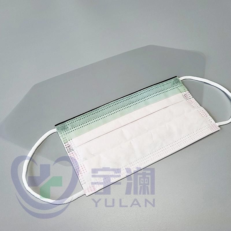Disposable Protective Surgical Face Mask with Shield Visor and Earloop ASTM Level 3