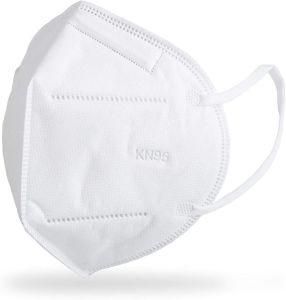 Disposable Face Mask, White 5-Ply Protection. Pollen and Haze-Proof with Elastic Earloop and Nose Bridge Clip-325702