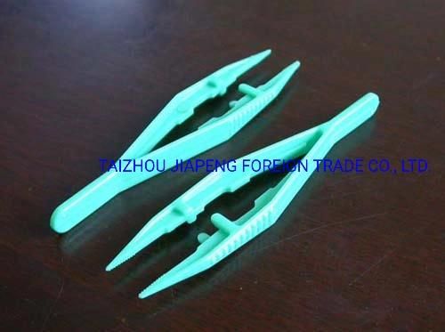 Disposable Medical Plastic Forceps Tweezers for Hospital