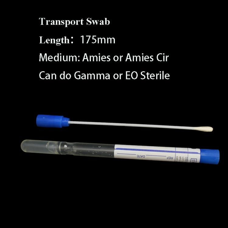 Medical Sterile Medium Sampling Collection Transport Amies Swab