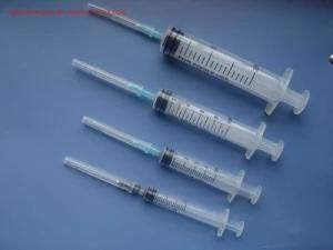 Disposable Medical Syringe with Luer Lock