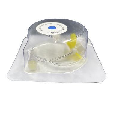 Implantable Port Chamber Set with Huber Needle for Long-Term Implantation