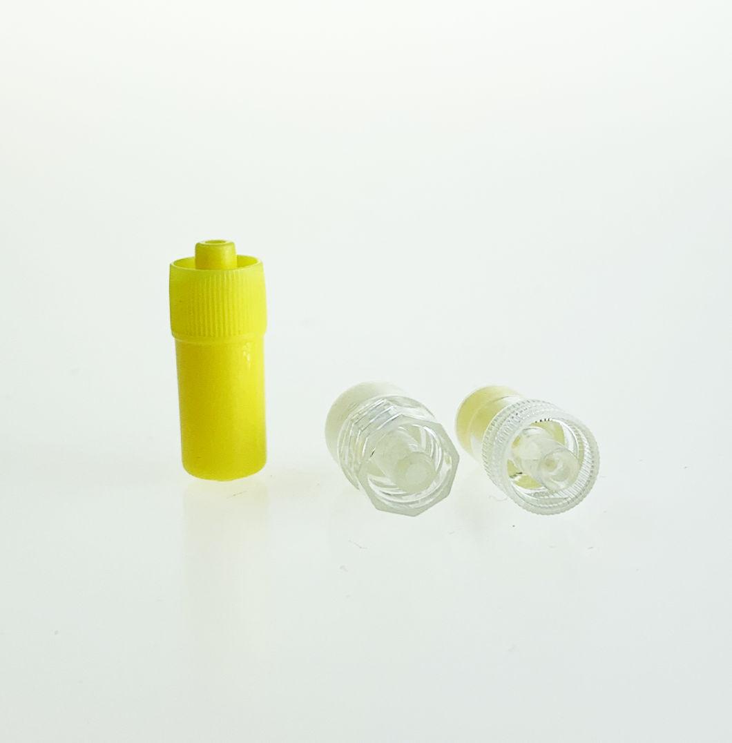 Wego Top Quality ABS Yellow Medical Disposable Steril Heparin Cap for I. V. Catheters