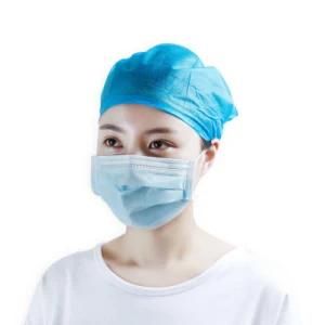 Dental Nursing Scrub Mob Snood Mop Work Personal Protective SMS PE PP Disposable Medical Surgical Non-Woven Head Cover Bouffant Hood Caps