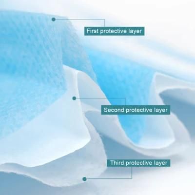 Factory Price Disposable Earloop Face Mask 3ply