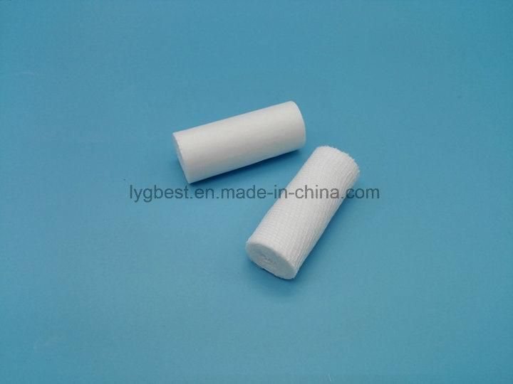 100% Disposable Medical Supply Gauze Bandage Roll for Would Dressings