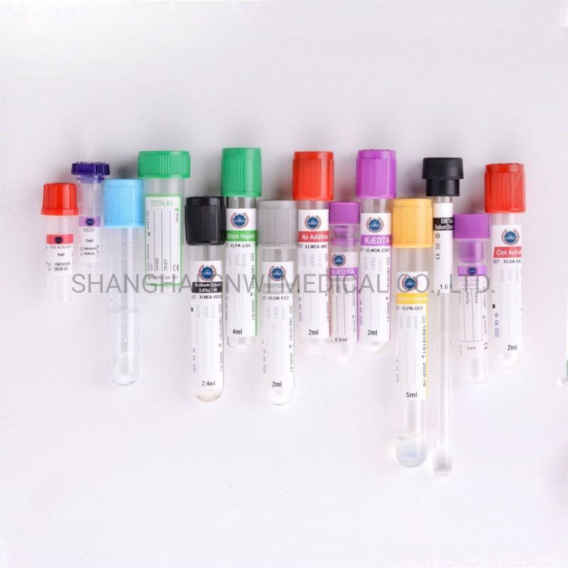 Non-Toxi Pyrogen Free Non-Sterile Medical Disposable Medical Heparin Tube (Blood collection tube)