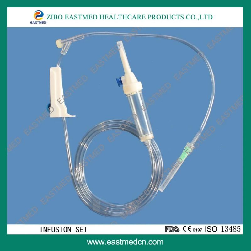 Sterile Infusion Set PE Regulator, Luer Lock, with Needle 21g X 1 1/2