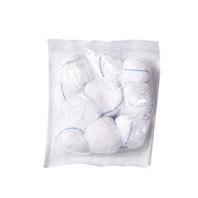 Professional Manufacture 100% Cotton Gauze Ball with X-ray for Medical with CE ISO-13485