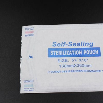 Self Sealing Sterilization Pouch for Medical or Dental Device Sterilization