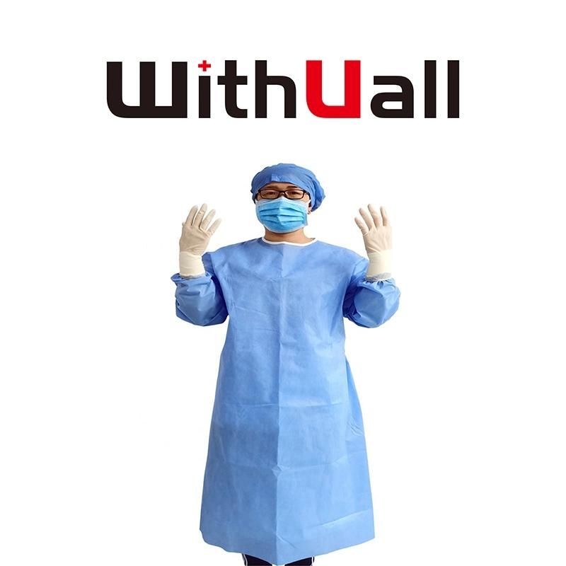 Good Quality CE ISO Waterproof Non Woven SMS Surgical Gowns