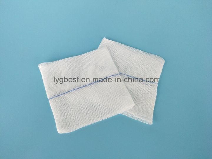 100% Cotton Absorbent Medical Gauze Swab with ISO Certificate