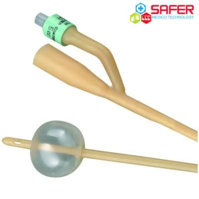 Latex 3 Way Silicone Foley Catheter and Suprapubic Catheter