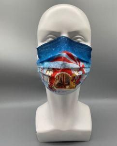 Wholesale Fashion Printed Christmask Disposable Protective 3ply Face Masks Christmase Facemask in Stock Ready to Ship