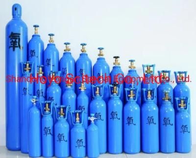 Hot Sales 4L 6.3L 10L 40L Seamless Al Steel Industrial Medical Argon/CO2/Gas/Air/Oxygen Cylinder