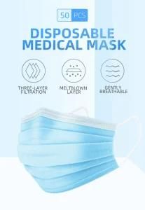 Disposable 3 Ply Medical Face Mask Medical Surgical Mask Disposable Mask Face Mask