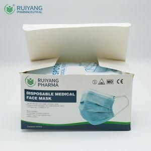 Wholesale 3 Ply Custom Color Non Woven Medical Mask Disposable Face Mask