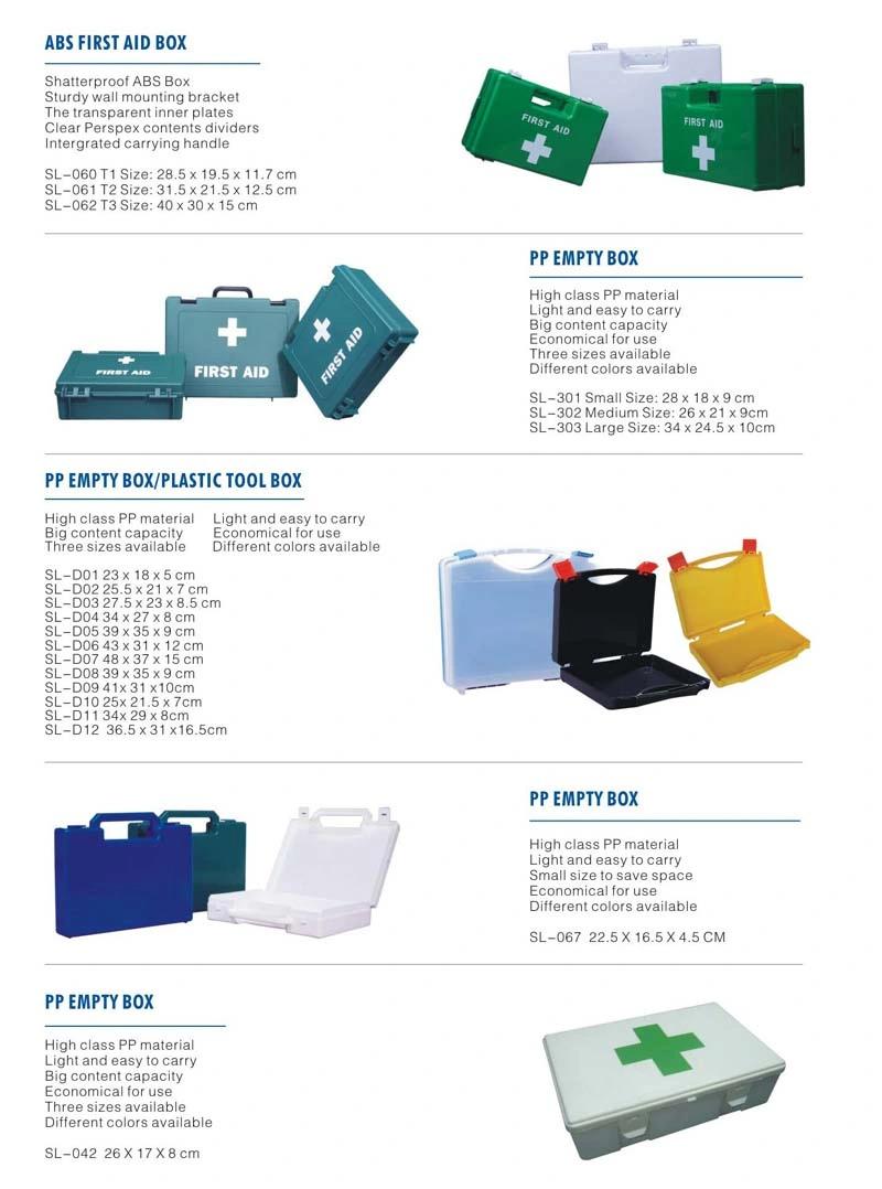 Medical Equipment Fist Aid Plastic Case for Ambulances Rescue Emergency Kit Medical Device Ce ISO FDA