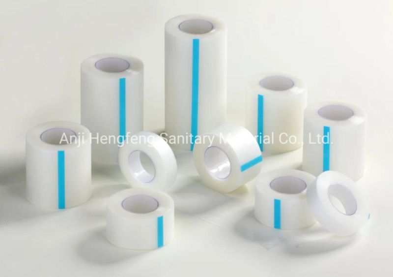 Hypoallergenic Shining Film PE Medical Tape Transparent Tape