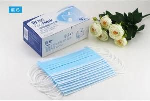 Timtex Adult Mask Nonwoven Disposable Face Mask Anti-Virus and Anti-Fog 3ply Facemask with Earloop
